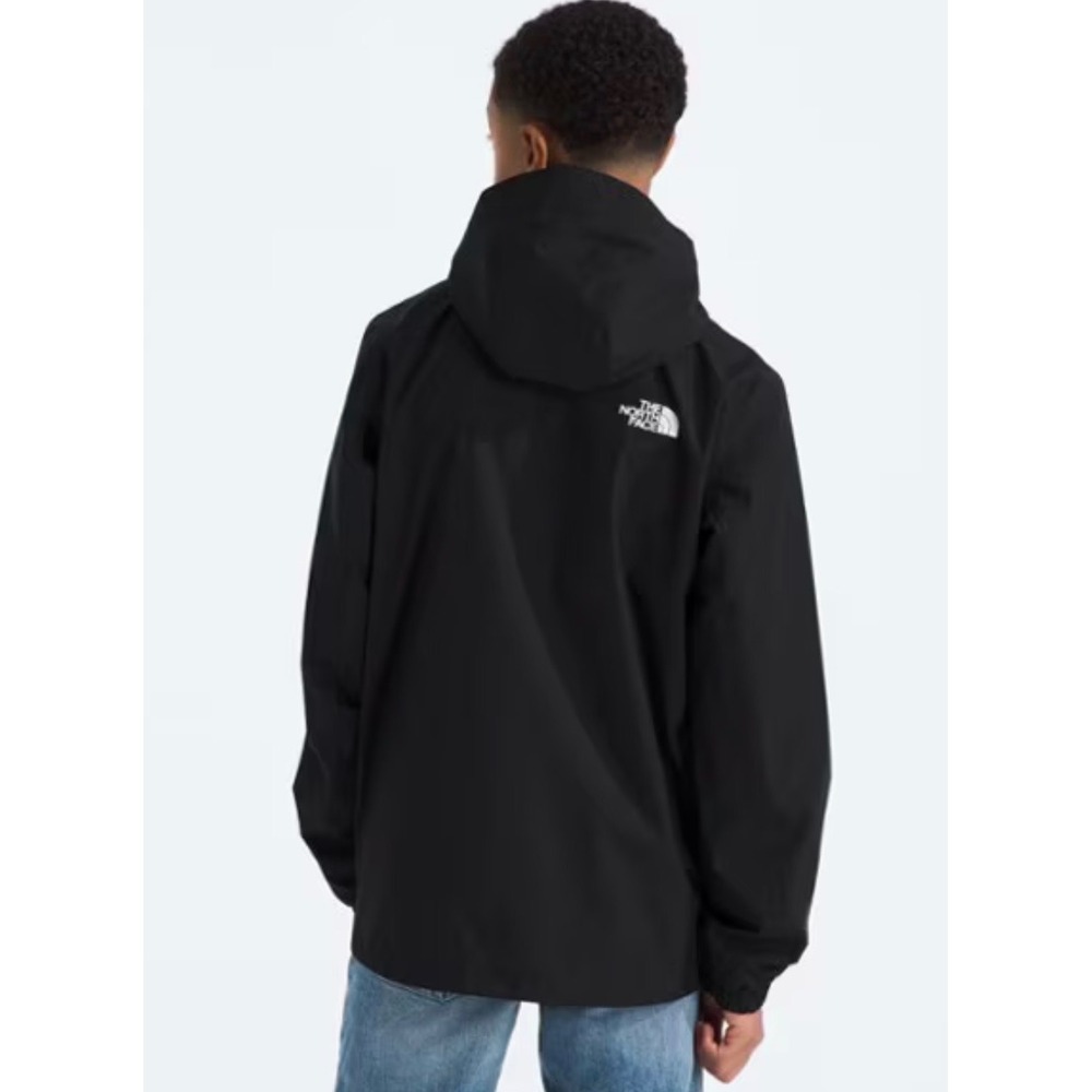 The North Face Rain Jacket Resolve DryVent Black Boys L 14/16